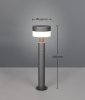 Słupek ogrodowy LED kolor antracyt aluminiowy designerski minimalistyczny klasyczny uniwersalny MACKENZIE IP54 530561142 Trio